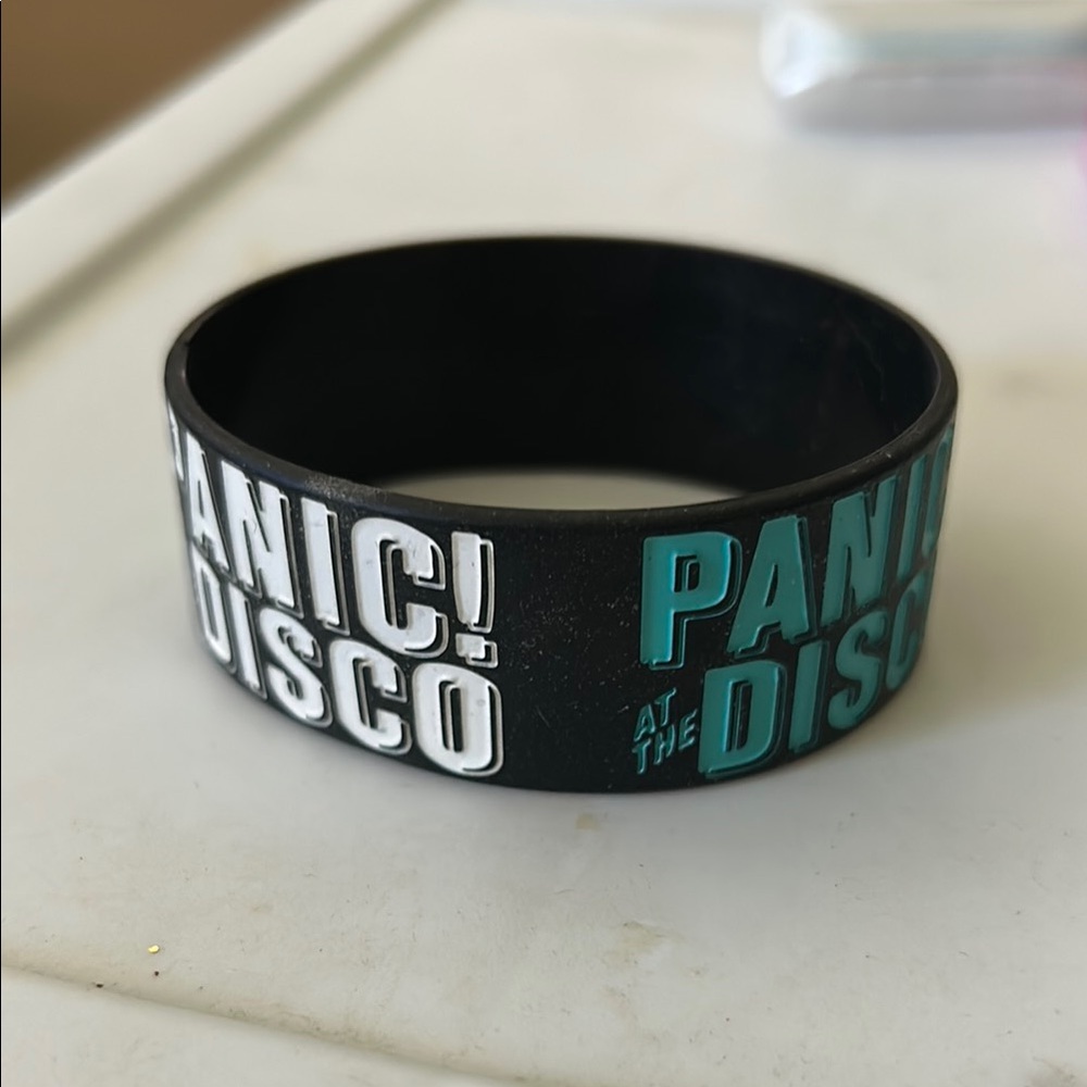 “Panic At The Disco” rubber wristband